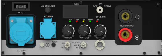 200A essence évaluée Industriel-purposed MMA/Cellulose/TIG Welding Generator
