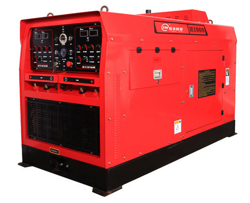 acheter H1000 Machine de soudage à moteur avec 500A x 2 positions de soudage doubles online manufacture